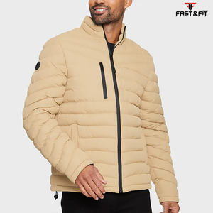 Veste de sport professionnelle courte conçue sur mesure, confortable et respirante avec capuche chaude pour l'hiver, style High Street - Product Image 3