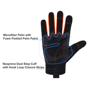 Gants de mécanicien en cuir de qualité supérieure fabriqués en cuir Gants de mécanicien résistants à la chaleur en gros - Product Image 3