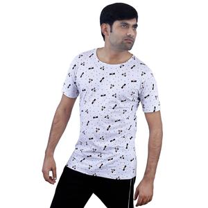 T-shirt en coton de haute qualité lettre imprimée à manches courtes respirant pour l'été Polyester impression personnalisée chemises pour hommes - Product Image 1