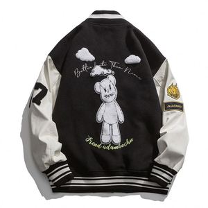 OEM Custom Embroidery Chenille Patch College Varsity <b>Letterman</b> <b>Jacket</b> for Men Winter Belt Closure with Pattern Decoration - Product Image 2