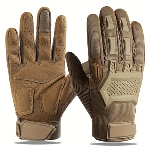 Gants de cyclisme confortables et respirants pour hommes Paume épaisse Dragonne réglable Néoprène/Cuir/Polyester Séchage rapide Léger - Product Image 4