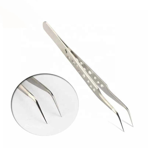 High Quality Anti-Static Stainless Steel Eyelash <b>Extension</b> Removal Tweezers Precision Pointed Beauty Salon Use Custom Logo - Product Image 6