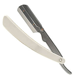 Rasoirs de rasage professionnels en acier inoxydable satiné pour hommes rasoirs d'épilation de barbier - Product Image 3