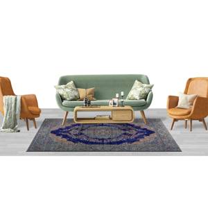 Tapis imprimé au design marocain : Tapis de couloir turc de qualité supérieure, style persan, antidérapant, avec motif médaillon, à poils doux - Product Image 2