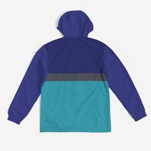 Veste de pluie à capuche zippée avec poche, en toile souple pour homme, nouvelle arrivée, best-seller - Product Image 2