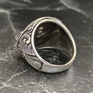 Bague Aigle Ailé pour Homme en Argent Sterling avec Turquoise, Bijou Aigle Volant, Style Oiseaux et Animaux, Cadeau Idéal - Product Image 6