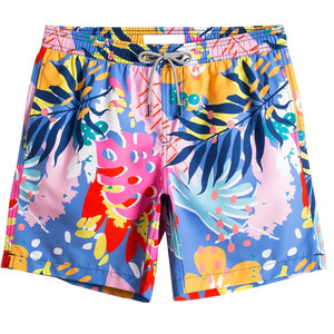 กางเกงว่ายน้ำสำหรับผู้ชายกางเกงขาสั้นชายหาดกางเกงยืดพิมพ์ลายซับลิเมชันออกแบบได้ตามต้องการดีไซน์ล่าสุด - Product Image 1
