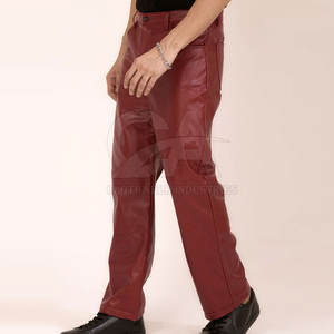 Pantalones de Cuero para Hombre para Uso en Exteriores, Pantalones de Cuero Más Vendidos, Pantalones de Cuero de Nuevo Estilo, Pantalones de Cuero para Hombre con Diseño Personalizado - Product Image 2