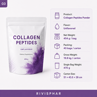 Super Collagène Protéine Peptide Acide Hyaluronique Vitamine C Complément de Beauté Naturel Antioxydant en Poudre pour Femmes