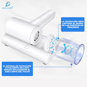 Mini Aspiradora Inalámbrica con Luz UV para Uso Doméstico y Hotelero, Controlador de Ácaros del Polvo con Enchufes para EE. UU./UE - Product Image 4