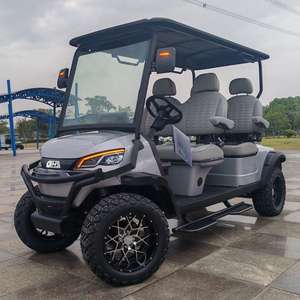 Nouveau design robuste, voiturette de golf électrique 4 places avec batterie lithium 72V, navette d'usine LSV VIP EV à vendre - Product Image 2