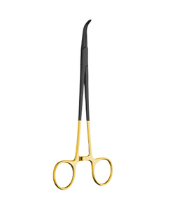 Mordazas curvas de acero inoxidable de primera calidad con punta dentada 12,5 Cm Adson pinzas hemostáticas instrumento quirúrgico - Product Image 1