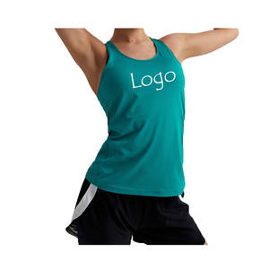 Comprar ropa deportiva personalizada para mujer camiseta sin mangas transpirable entrenamiento gimnasio chaleco camiseta sin mangas Rib Sporty para mujer - Product Image 1