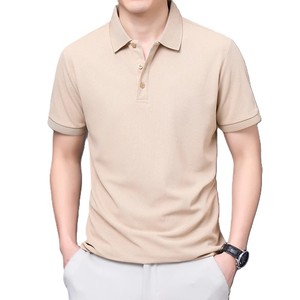 Camisetas Polo de alta calidad para hombre, camisetas transpirables de secado rápido de verano, precio al por mayor, camisetas de manga corta de Color sólido de talla grande - Product Image 4