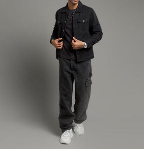 Veste universitaire à boutons pour homme, design personnalisé, vêtements robustes, col montant, motif de lettres, logo frontal - Mode classique à manches longues - Product Image 3