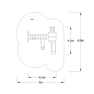 Columpio Triple de Madera para Niños, Modelo SG04, para Guardería, Jardín de Infancia, Casa de Juegos, Madera, Metal y Plástico Resistentes - Product Image 4