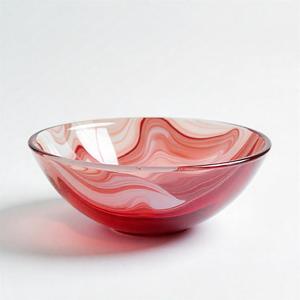 Tazón de resina artesanal de primera calidad con acabado artístico brillante para exhibición de mesa de comedor moderna y uso doméstico decorativo - Product Image 2