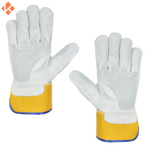 ถุงมือทำงานหนังแพะแบบกำหนดเอง รุ่น Safety 707  มีถุงมือหนังสำหรับงานหนักสำหรับฤดูหนาวด้วย - Product Image 6