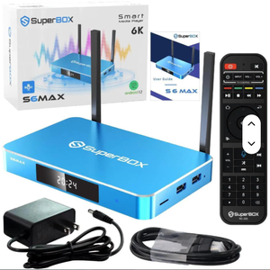 Nuevo Superbox_S6 MAX Edición Premium, Reproductor Multimedia para TV, Decodificador con Conexión Wi-Fi, Superventas - Product Image 1