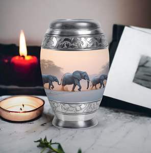 Éléphant adulte urnes pour cendres humaines pour maman crémation adulte frêne femmes urne grand mâle adulte taille personnalisée fournitures funéraires urne - Product Image 5