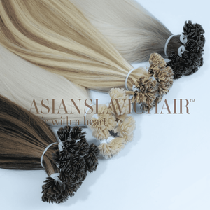 Extensiones de cabello FlatTip Cabello humano Italiano Pre-Bonded Flat 100 Extensiones de cabello con punta de queratina de Asianslavichair Vietnam - Product Image 3