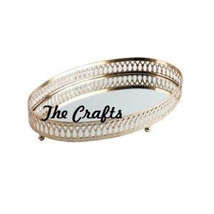 Plateau de vanité de décoration de vaisselle à la maison pour l'organisateur de stockage plateau de vanité de bijoux de taille et de forme personnalisées - Product Image 5