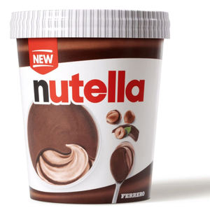 Crème glacée Nutella 470ml, dessert glacé crémeux de haute qualité au goût riche de cacao et de noisettes, fini onctueux - Product Image 2