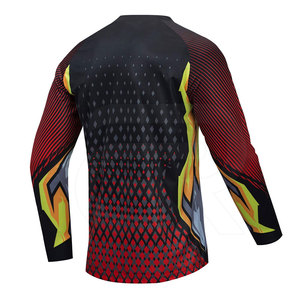 Maillot de sport en polyester imprimé par transfert thermique personnalisé, professionnel, pour VTT, descente, motocross, dernier design - Product Image 2