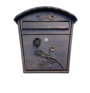 Garden Decorative Wall Mount Mailbox Modern <b>Outdoor</b> Metal Letter <b>Box</b> Metal Post <b>Box</b> <b>Parcel</b> Drop <b>Box</b> - Product Image 1
