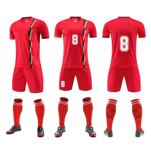Ensembles de combinaisons de football de haute qualité en gros Vêtements de football Maillot de football Uniformes respirants personnalisés - Product Image 5