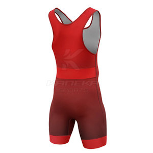 Singlet de Lucha Libre Personalizado con Logotipo Frontal para Hombre - Spandex/Poliéster de Alta Calidad, Ajustado, Ligero, de Secado Rápido y Transpirable para Clubes y Equipos - Product Image 1