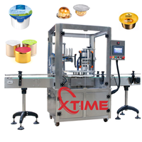 Offre Spéciale automatique en plastique Film yaourt tasse Machine à sceller puces Machine à emballer chaleur scelleuse Machine