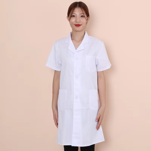 Las Mujeres Médicas enfermería belleza mejor Top y pantalón conjunto Scrubs uniformes conjuntos de manga corta cómodo uniforme - Product Image 2
