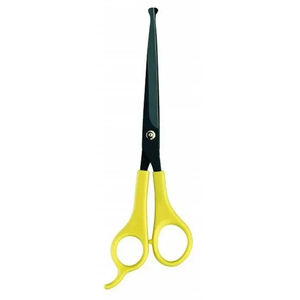 Tijeras de Peluquería para Mascotas con Mango de Plástico, Cuchillas Afiladas de Acero Inoxidable, Borde Roma, para Diestros - Product Image 1