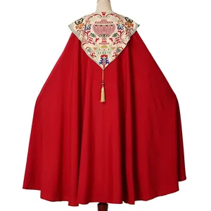 高品質2023カスタム聖職者制服女性チュラチ刺繍ドレスチュラチ着用ママギフト教会ウェア