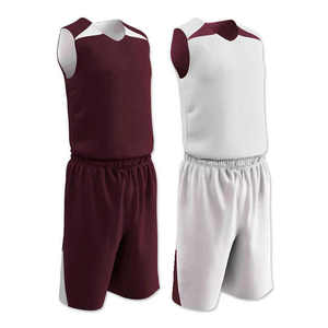 New Design Basketball Uniforms <b>Hot</b> Selling Basketball Wear Kids Quick Dry Sublimated Basketball Uniform Set - Product Image 1