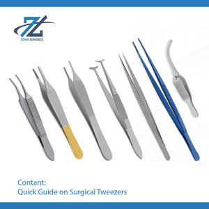 Juego de instrumentos quirúrgicos de acero inoxidable Guía rápida en pinzas quirúrgicas Fabricante de instrumentos de grado quirúrgico Pakistán - Product Image 2