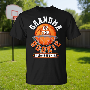 T-shirt coordinata per la famiglia a tema basket per il primo compleanno del bambino, nonno e nonna - Regalo promozionale - Product Image 3