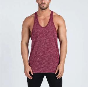 Vente en gros de vêtements de sport décontractés 100% en coton biologique respirants et à séchage rapide personnalisés pour hommes gilet de voyage ajusté sans manches et débardeur de gymnastique - Product Image 2