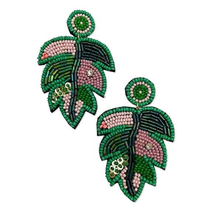 Nouvelles boucles d'oreilles pendantes bohèmes multicolores à pampilles et perles, faites à la main, bijoux fantaisie Etsy, vente en gros, accessoires pour femmes, fête - Product Image 1