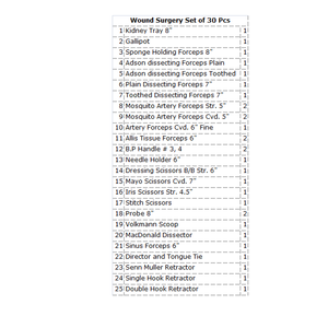 ชุดเครื่องมือคีมผ่าตัดแบบแมนนวลทำจากสเตนเลสสตีล - Product Image 6