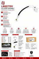 Tuyau de décharge de climatisation de haute qualité, tuyau de sortie du compresseur OE LR027791 pour Land Rover Range Rover Evoque Discovery Sport, pièces automobiles