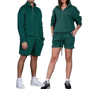 Ensemble de survêtements réversibles épais et écologiques pour hommes, personnalisables avec logo, pour équipes (marque privée) - Product Image 1