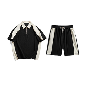 Polo de algodón piqué para hombre, camiseta informal de manga corta con cuello en V, 2022 - Product Image 6