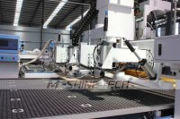 Machine combinée de fraisage CNC 3 axes Jinan M-shine 2140 avec engrenage et moteur pour la découpe/le perçage du bois sur MDF/contreplaqué/bois massif