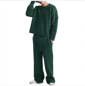 Chándal Deportivo Informal para Hombre, Estilo Flare, con Logotipo Personalizado Serigrafiado, Chándal de Algodón Estilo Flare 2026, el Mejor Estilo - Product Image 1