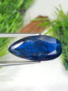 พบหายาก 100% ธรรมชาติเงาสีฟ้าคราม Kyanite รูปร่างลูกแพร์เหลี่ยมเพชรพลอยตัดเครื่องประดับแท้หลวมทําอัญมณีในราคาจํานวนมาก - Product Image 2