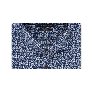 Camicia Classica da Uomo Sean John, Vestibilità Regolare, Stampa Navy, Taglia 2XL, 100% Cotone Popeline, Vestibilità Slim, Anti-Piega, Colletto Cubano - Product Image 2