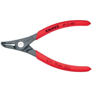 Alicates de seguridad exteriores KNIPEX a 01 para fibras de viscosa, para ejes y wellen, 3-10 mm, longitud 130 mm - Product Image 3