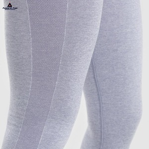 Custom Polyester Spandex Fitness Wear High Waist 3D Silicone logo <b>Womens</b> Workout Gym Yoga Pants <b>Leggings</b> for <b>Women</b> - Product Image 4